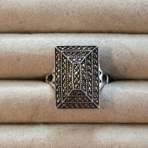 Sterling and Marcasite Ring